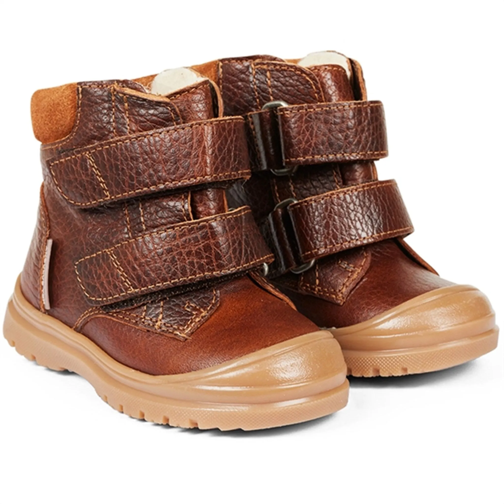Angulus Starter Tex Boots With Velcro Cognac/Cognac Comfort Cuff Family