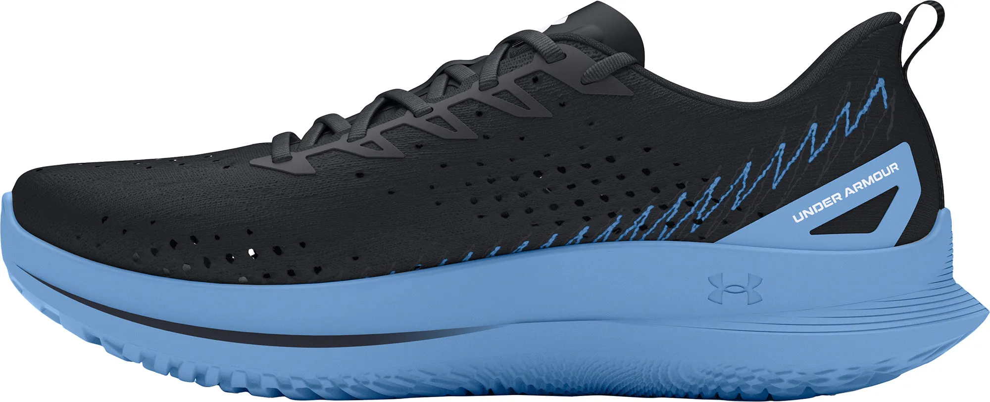 Under Armour Velociti 4 Mens Running Shoes - Black Responsive Cushion Fitness Lovers
