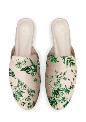 Emerald Jungle Beige Mule quick-drying Modern Footwear
