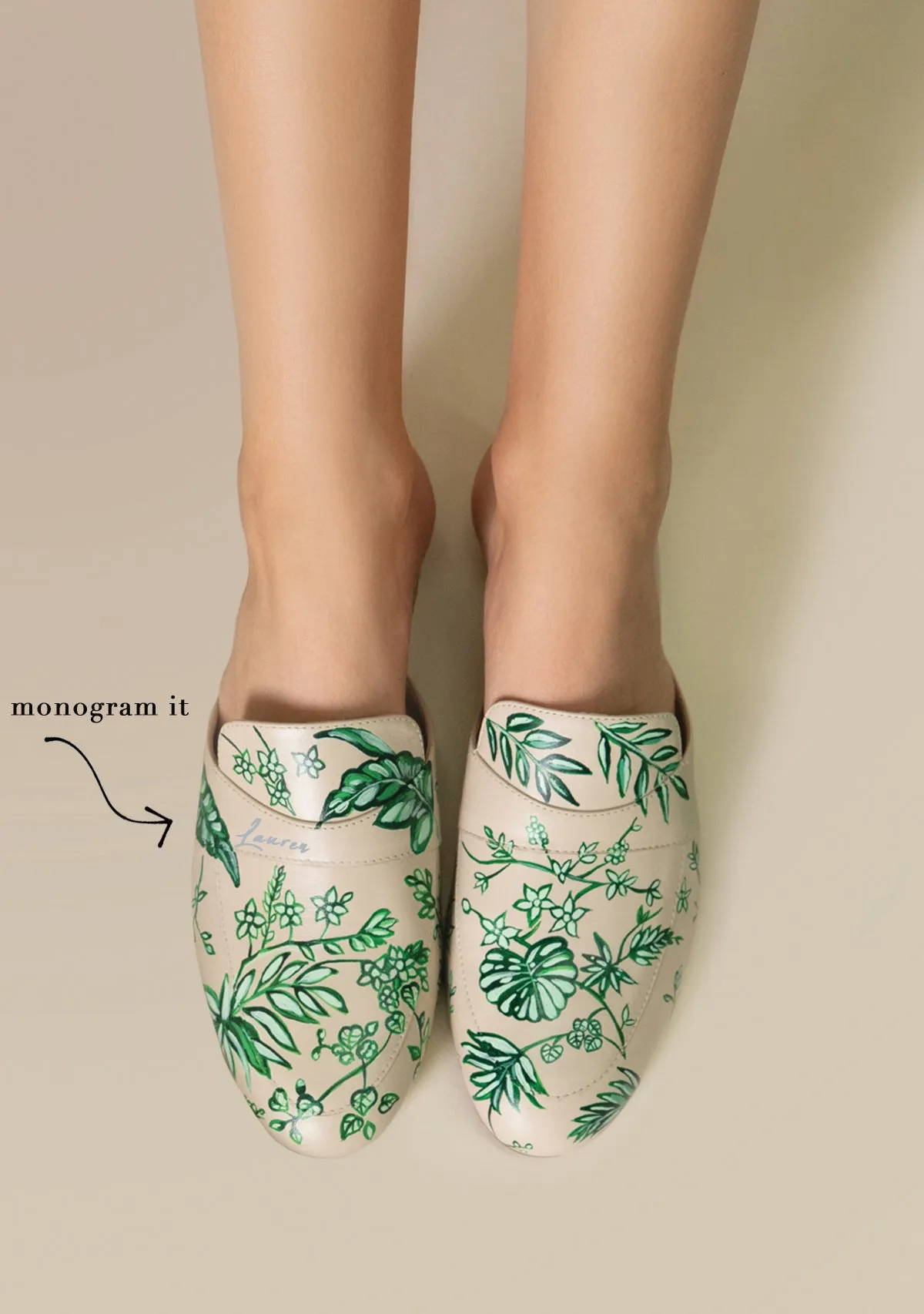 Emerald Jungle Beige Mule OdorResistant Quick And Easy