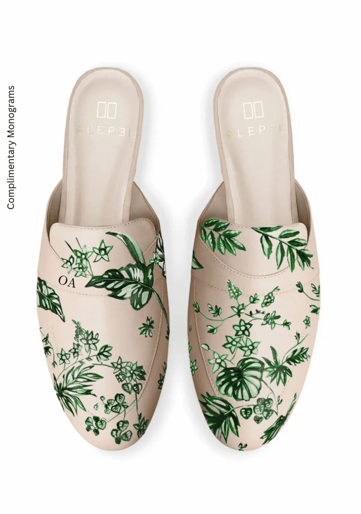 Emerald Jungle Beige Mule Comfortable Technology