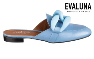 Eva Anywhere Blue Closed Toe Comfortable Relax Fit