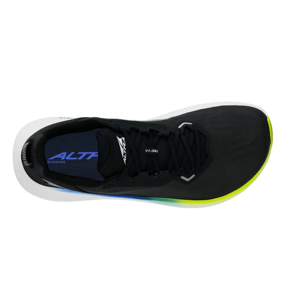 ensure safety Altra Men's FWD Via Running Shoes in Black/Blue AW25