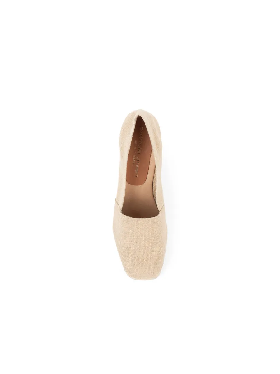 Winter Cozy Rock Jog Mallorca Square Closed Toe Espadrille