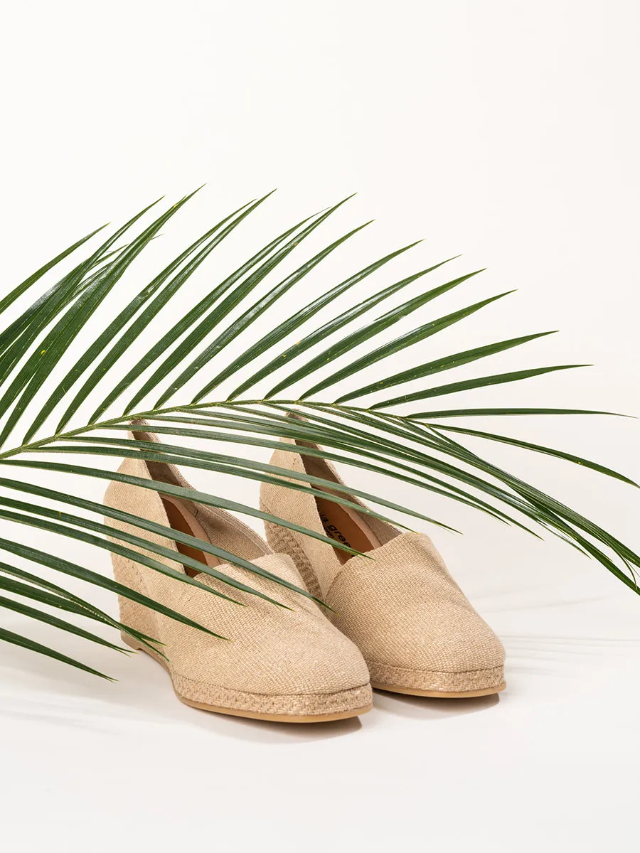 Mallorca Square Closed Toe Espadrille Walkable Fit