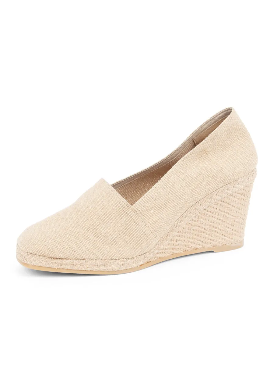 Smooth Step Quick Comfort Mallorca Square Closed Toe Espadrille