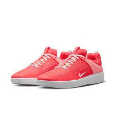 Pro Lacing Nike SB Zoom Nyjah Free 3 Shoes - Hot Punch/White