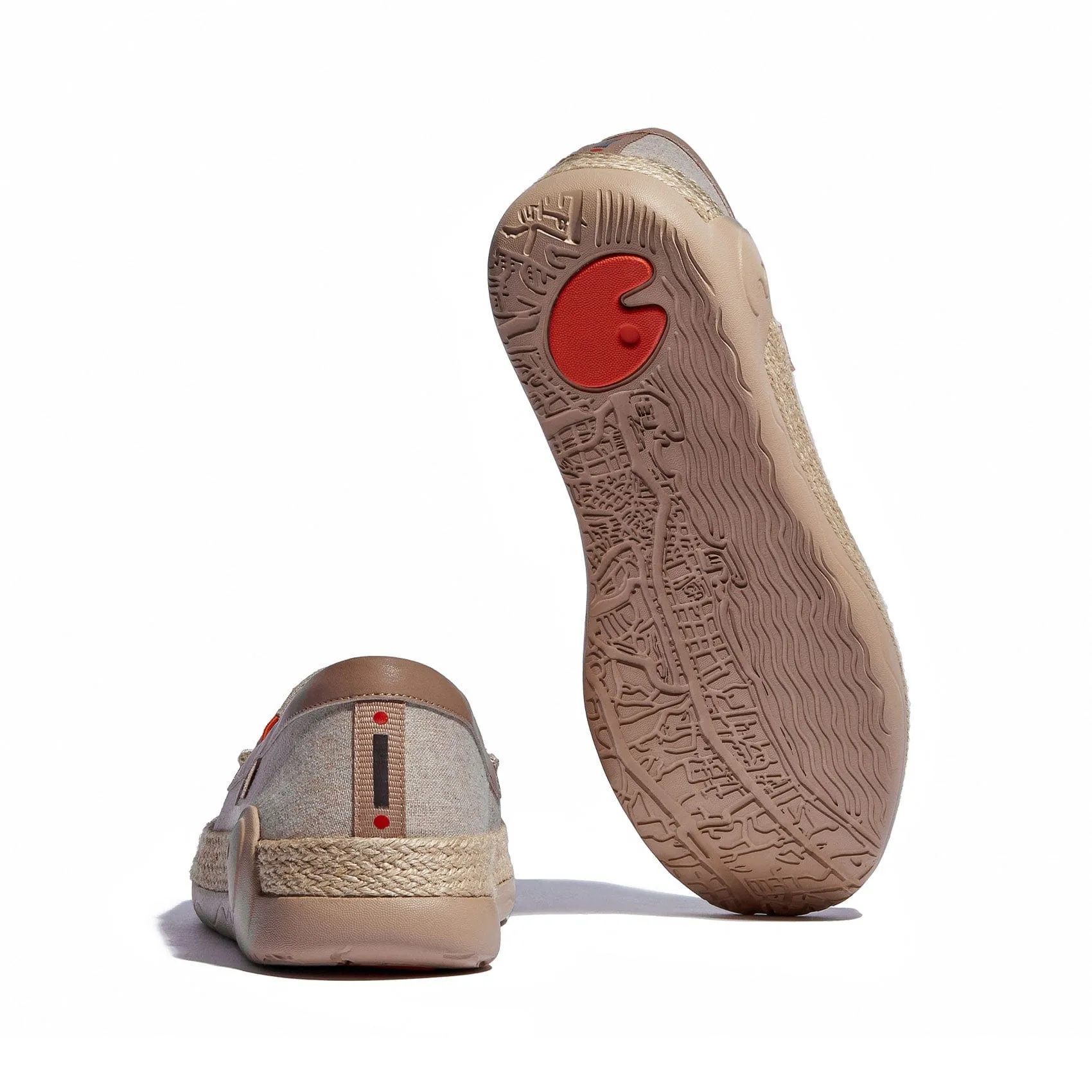 Step Comfort Retro Style Khaki Brown Marbella V Women