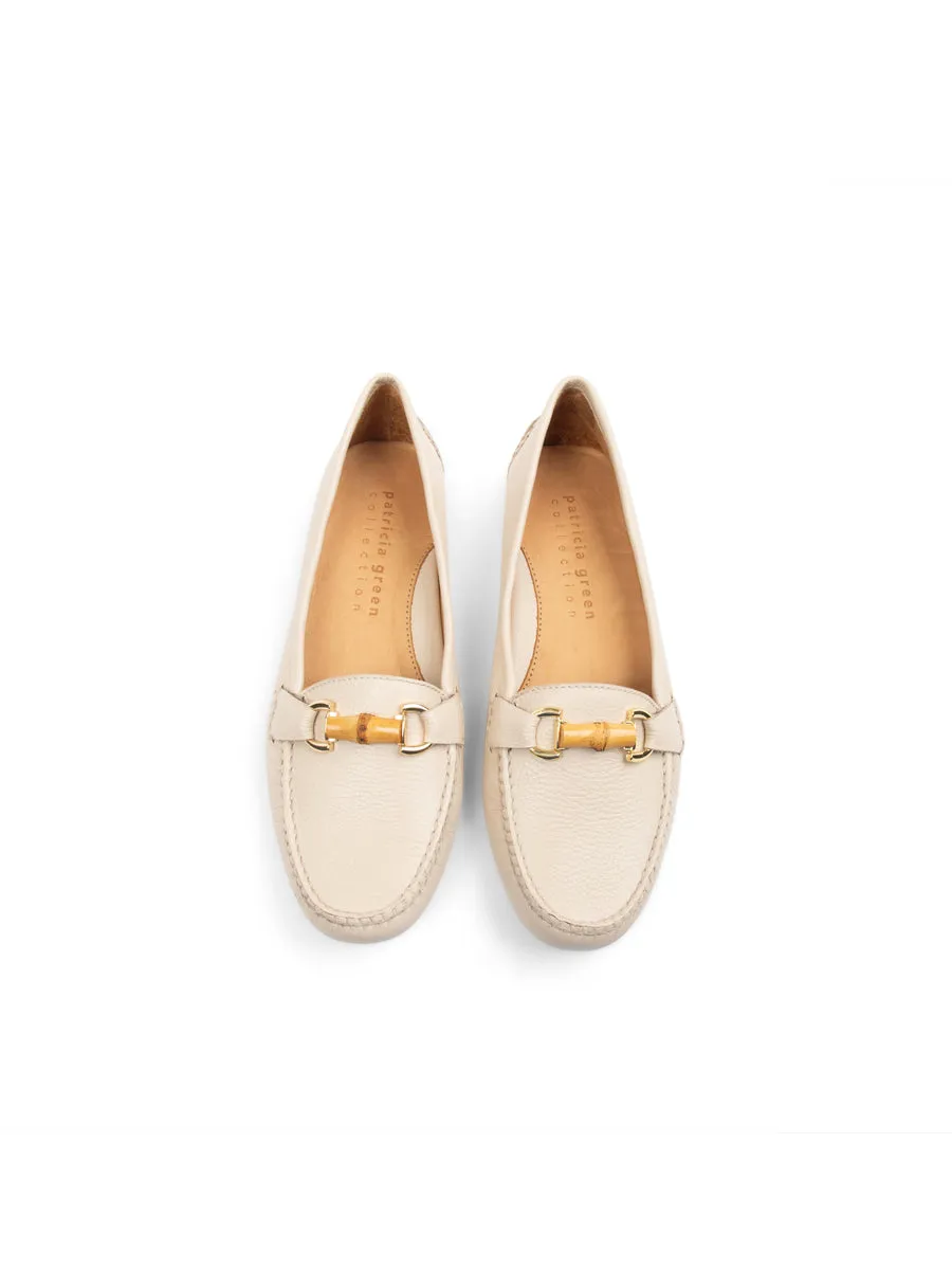 Jillian Bamboo Horsebit Driver Low Profile Soft Tone