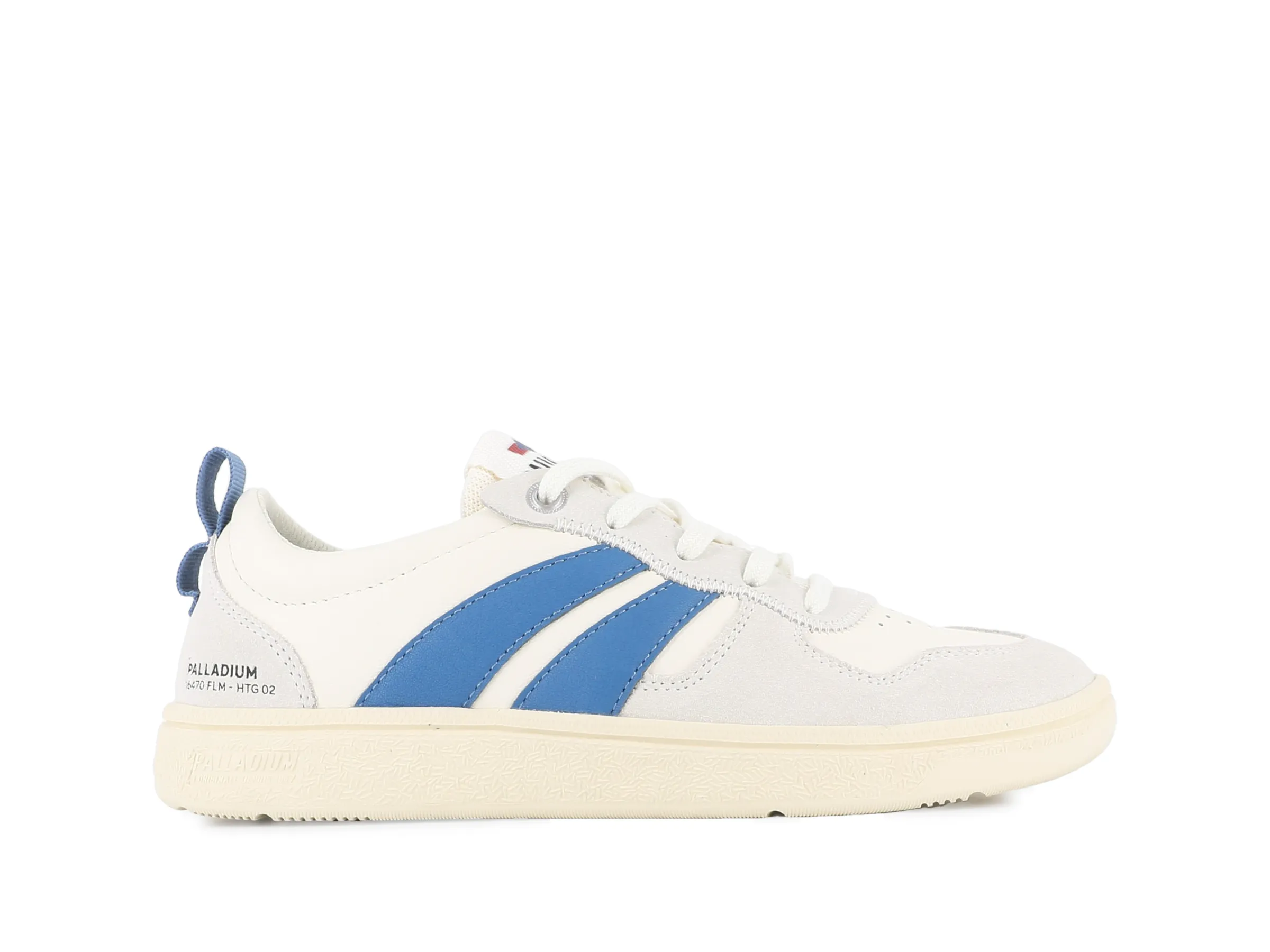74485-162-M | PALLACUP FLAME LTH | CREAM / OLYMPIAN BLUE Craftsmanship