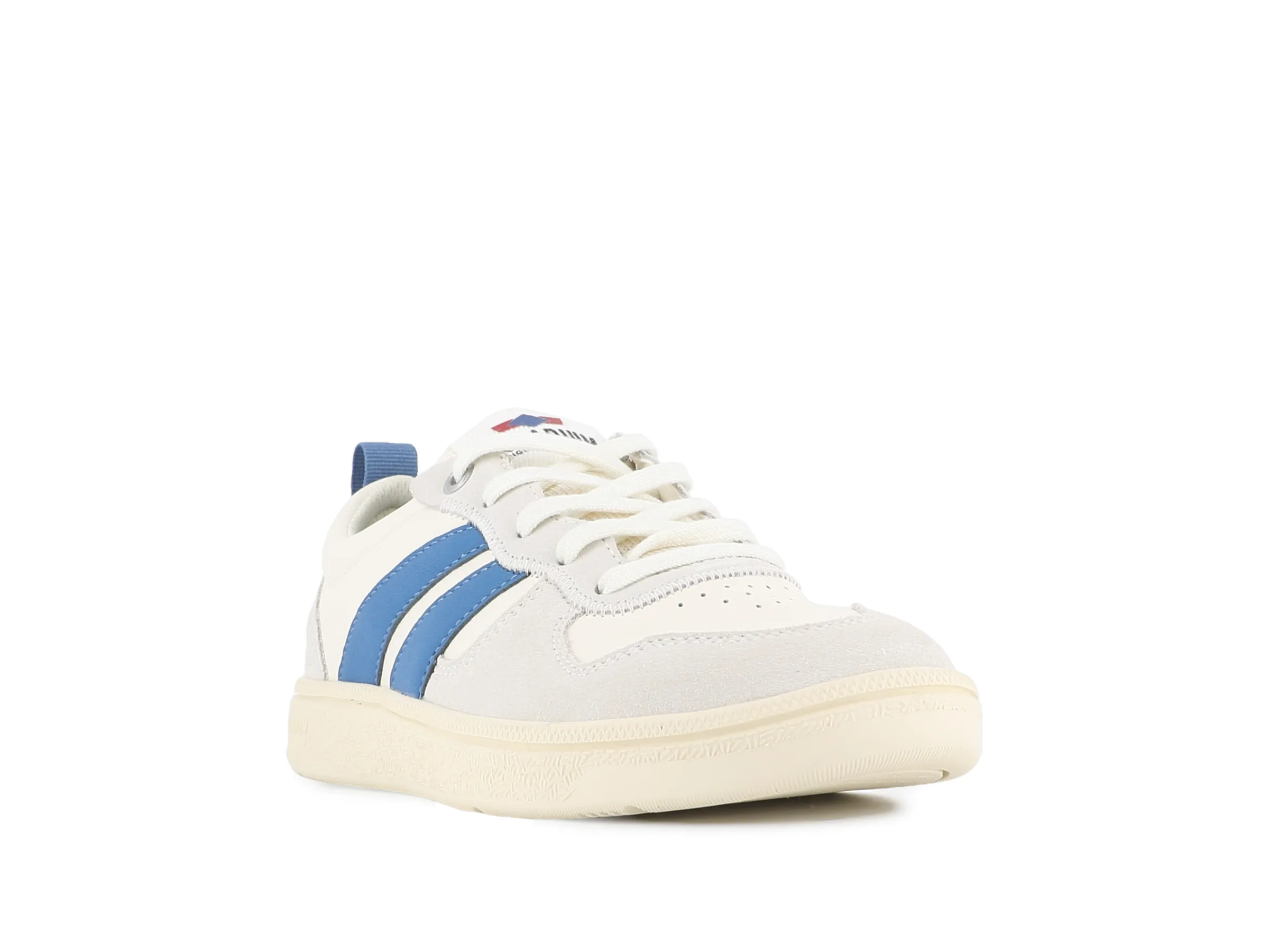 74485-162-M | PALLACUP FLAME LTH | CREAM / OLYMPIAN BLUE Kick Power