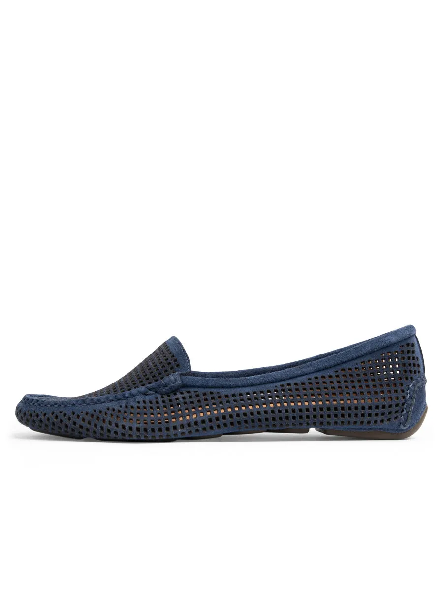 Dust Guard Silent Walk Barrie Perforated Driving Moccasin