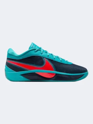 Nike Giannis Freak 6 Men Basketball Shoes Cactus/Obsidian Compression Activated Responsiveness Comfortable Wear