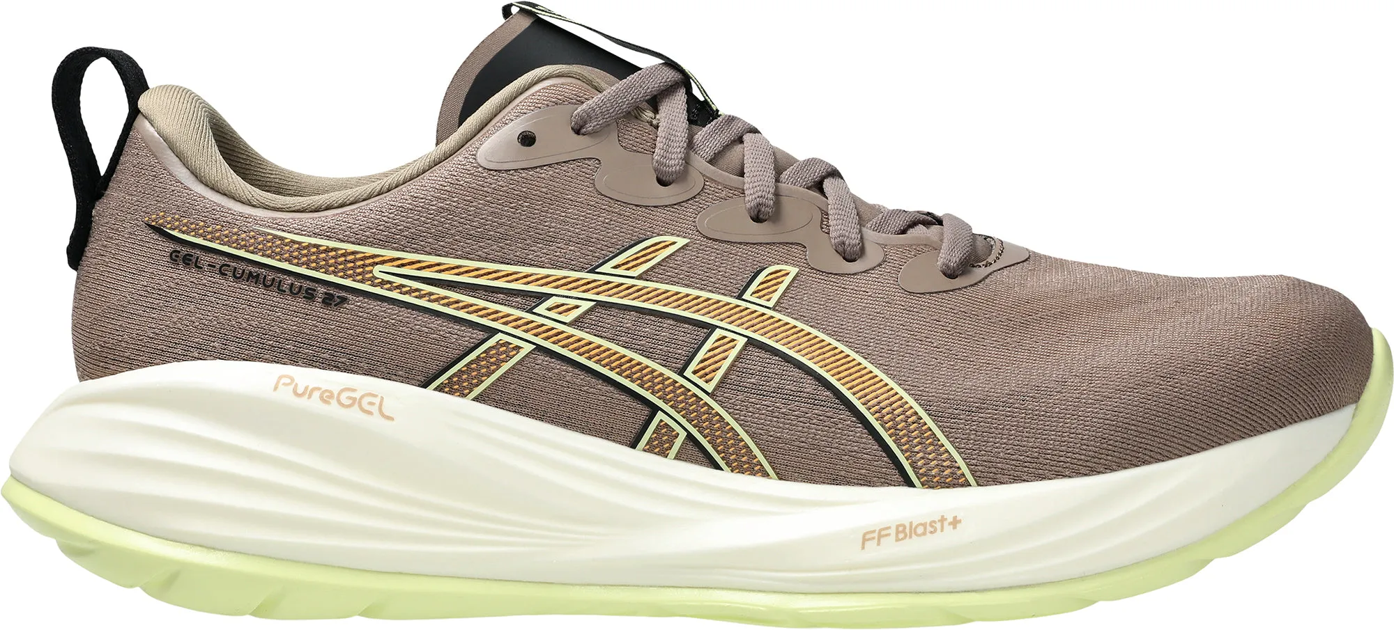 Old School Asics Gel Cumulus 27 Mens Running Shoes - Brown