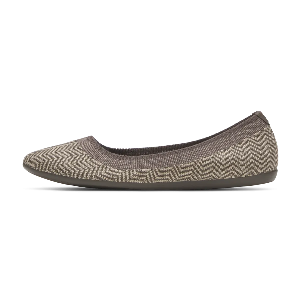 Simple Step Shoes Easy Slip On Shoes Women's Tree Breezer - Knit - Light Khaki/Rustic Brown