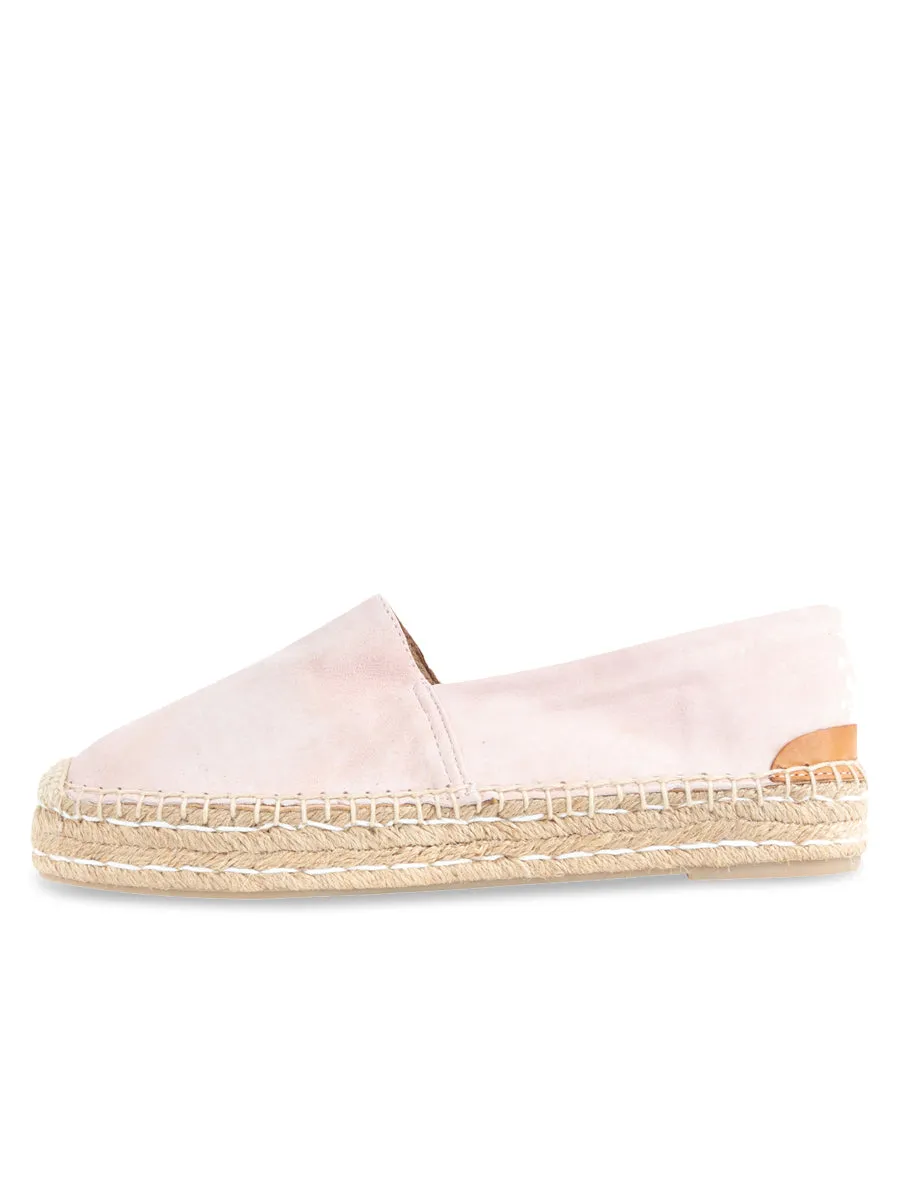 Calm Grey Mesh Lining Abigail Slip On Espadrille