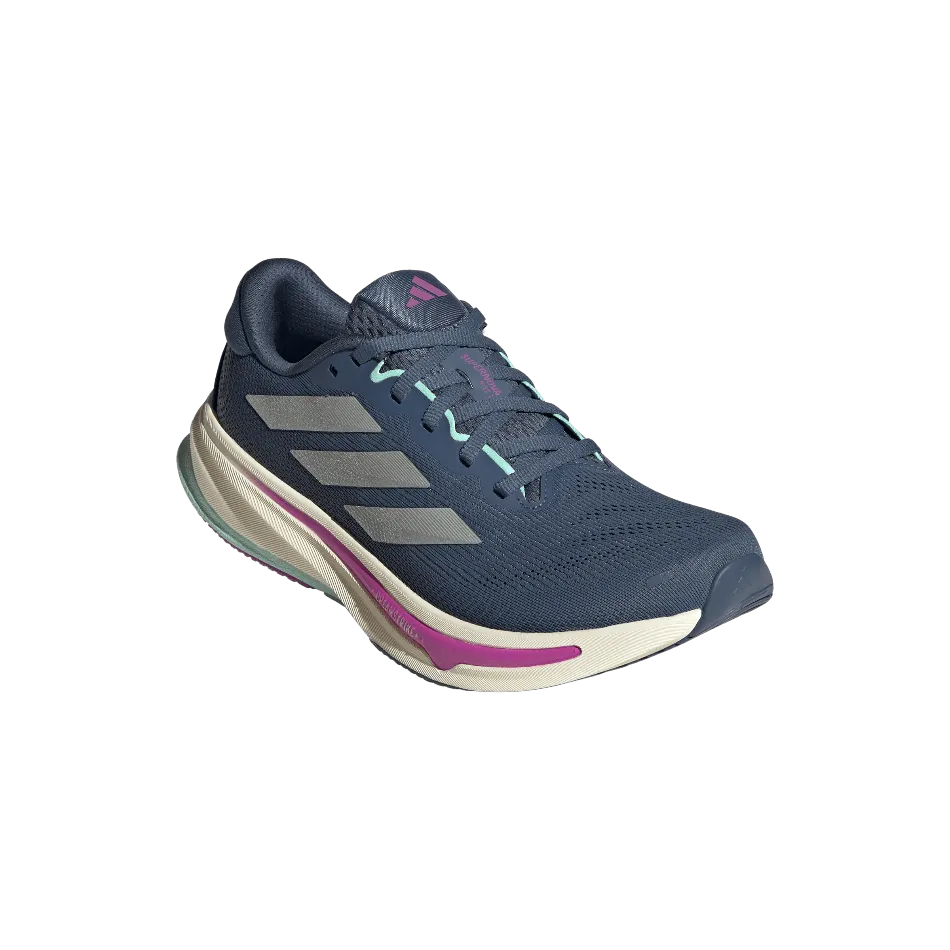 Toe box padding Adidas Women's Supernova Rise 2 Running Shoes in Preloved Ink/Matte Silver/Preloved Ink SS25