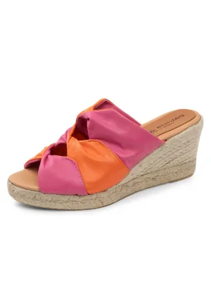 Ginger Twisted Leather Espadrille Modern Appeal