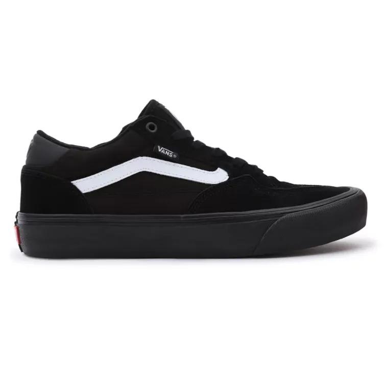 Vans Rowan Skate Shoes Black/Black/White Skater Ride Performance