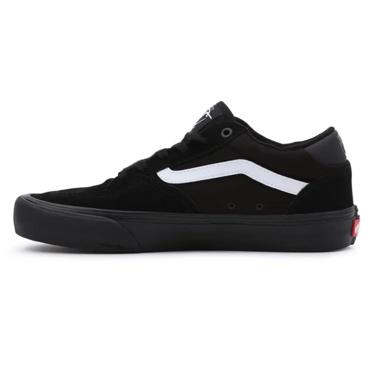 Pro Level Comfort Vans Rowan Skate Shoes Black/Black/White