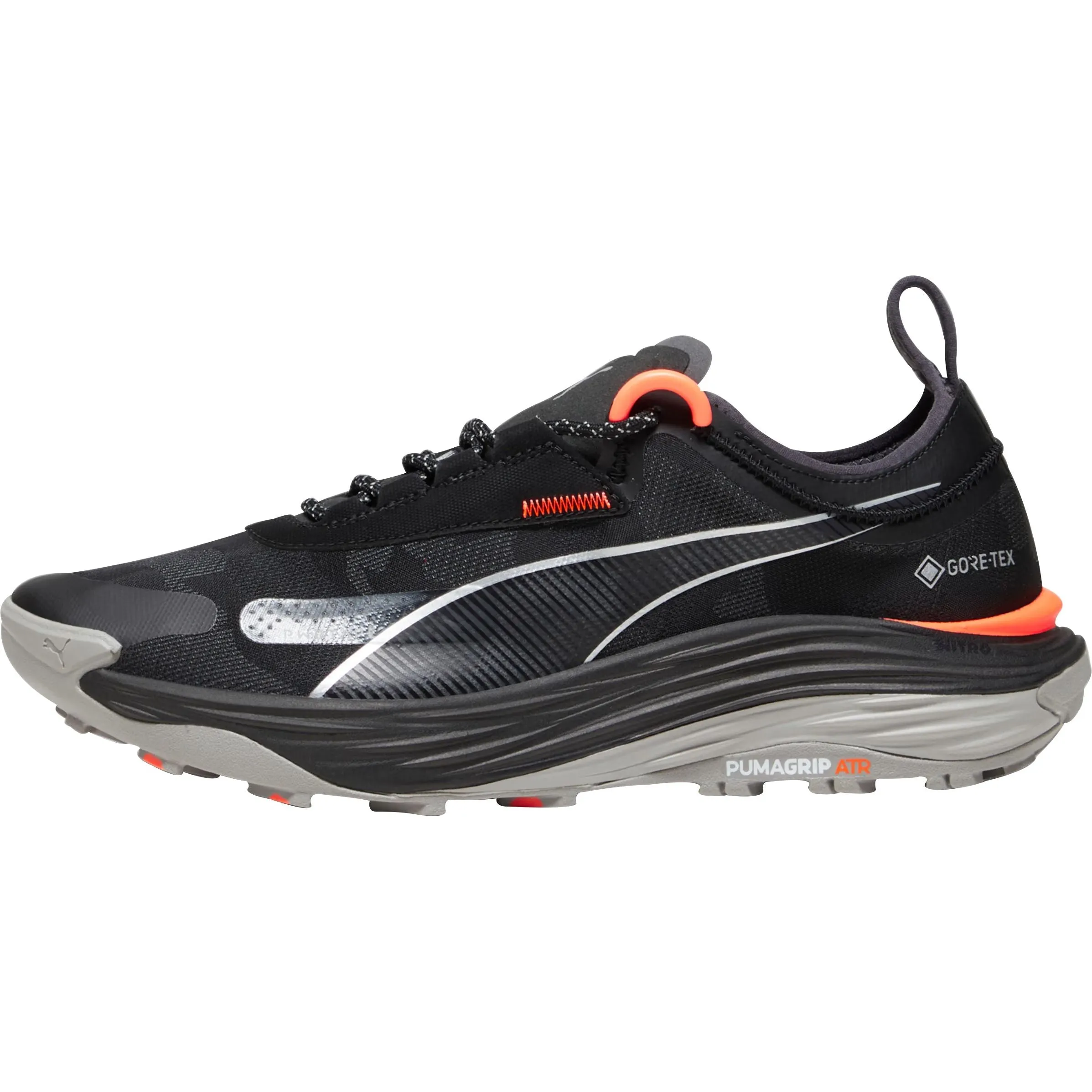 Puma Voyage Nitro 3 GORE-TEX Mens Trail Running Shoes - Black Dust Free Gold Tone