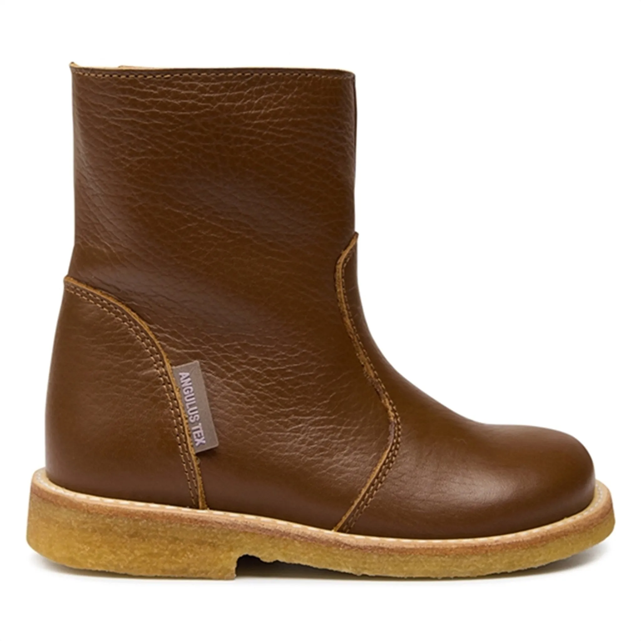Angulus Basic Tex Boots w Zipper Cognac Snow Adventure Boots Snow Winter Trekking Gear