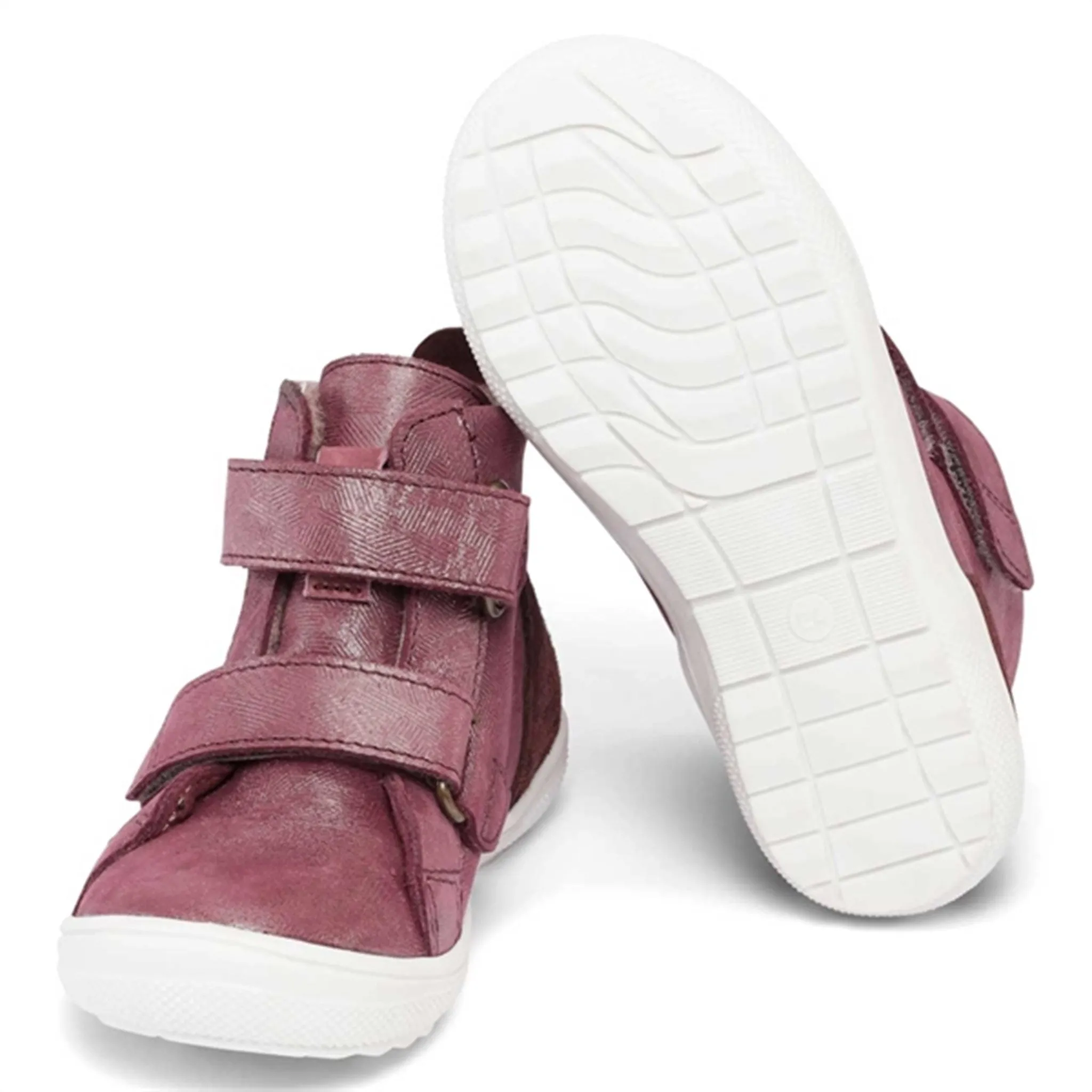 Bundgaard Storm Velcro Tex Shoes Rose Leo Practical Fur Lined