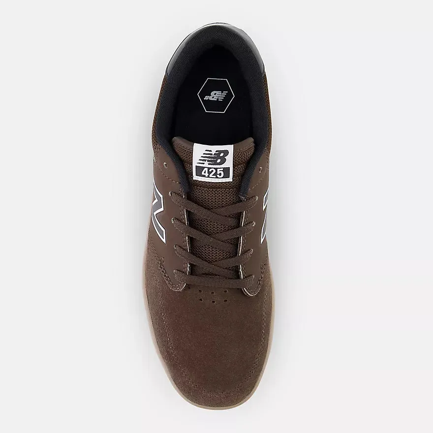 New Balance Numeric 425 Skateboard Shoes - Brown / Gum Premium Ride