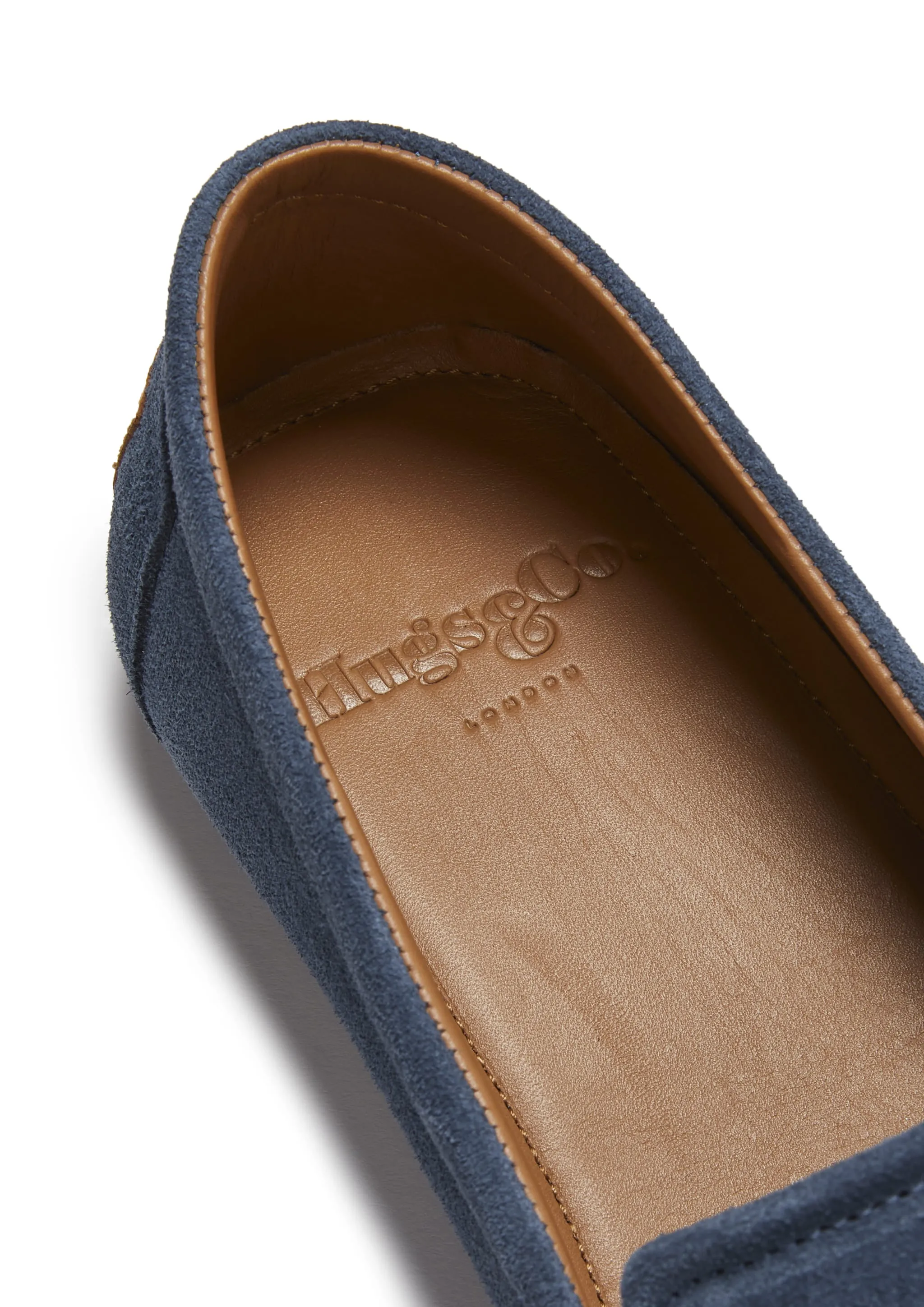 Tyre Sole Espadrilles, denim blue suede Quiet Traction