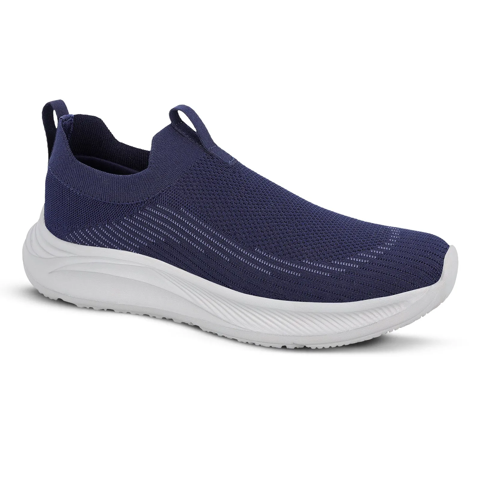 Men's Slip-on Walking Shoe - WS3132 Navy Blue Quick Slip On Shoes