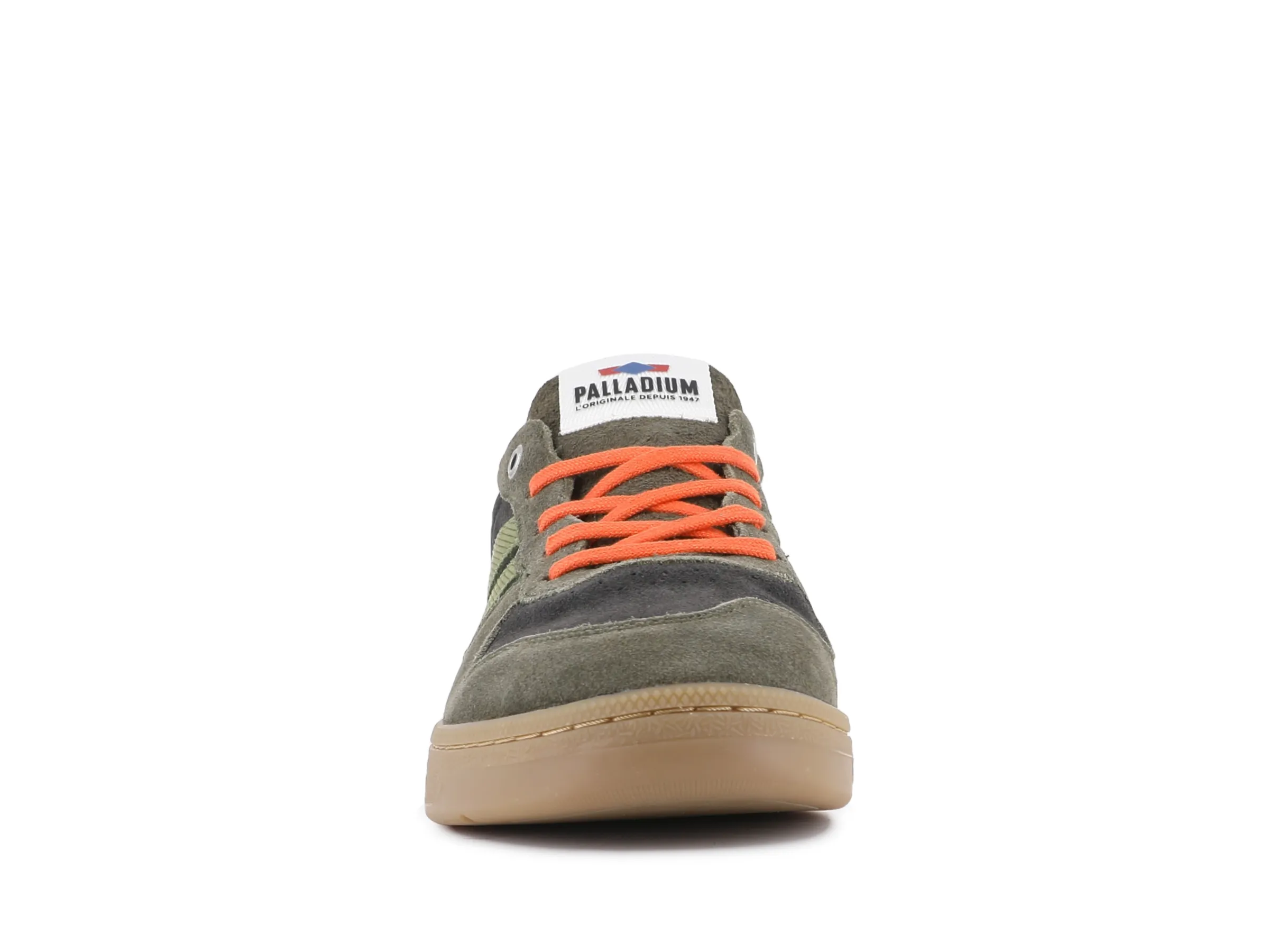 79505-320-M | PALLACUP FLAME SUEDE | BELUGA/OLIVE NIGHT Comfort Stand