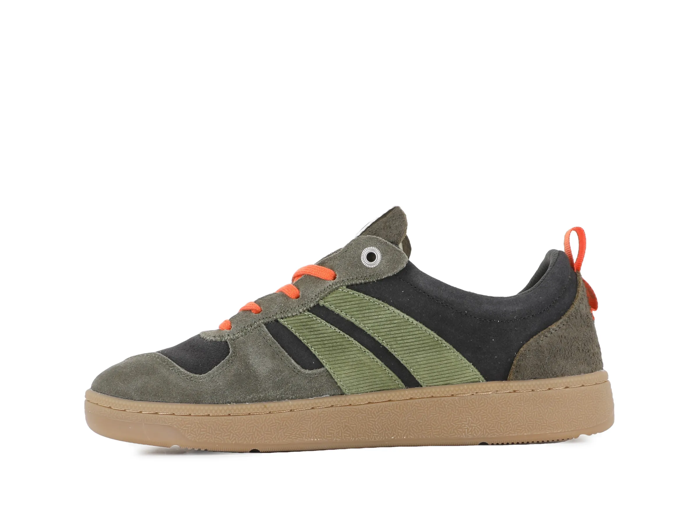 79505-320-M | PALLACUP FLAME SUEDE | BELUGA/OLIVE NIGHT Fight Mode