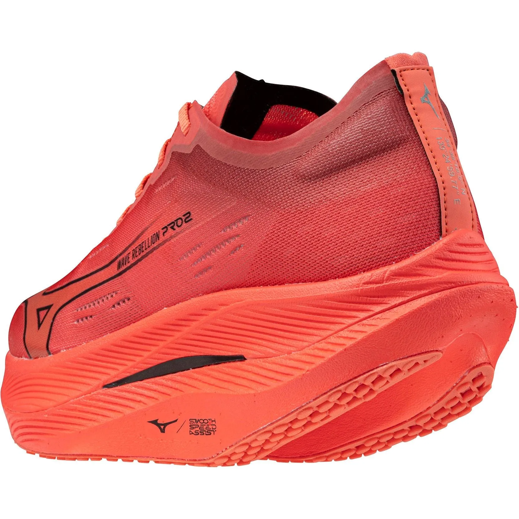 Mizuno Wave Rebellion Pro 2 Running Shoes - Red Breathable Indoor Fitness