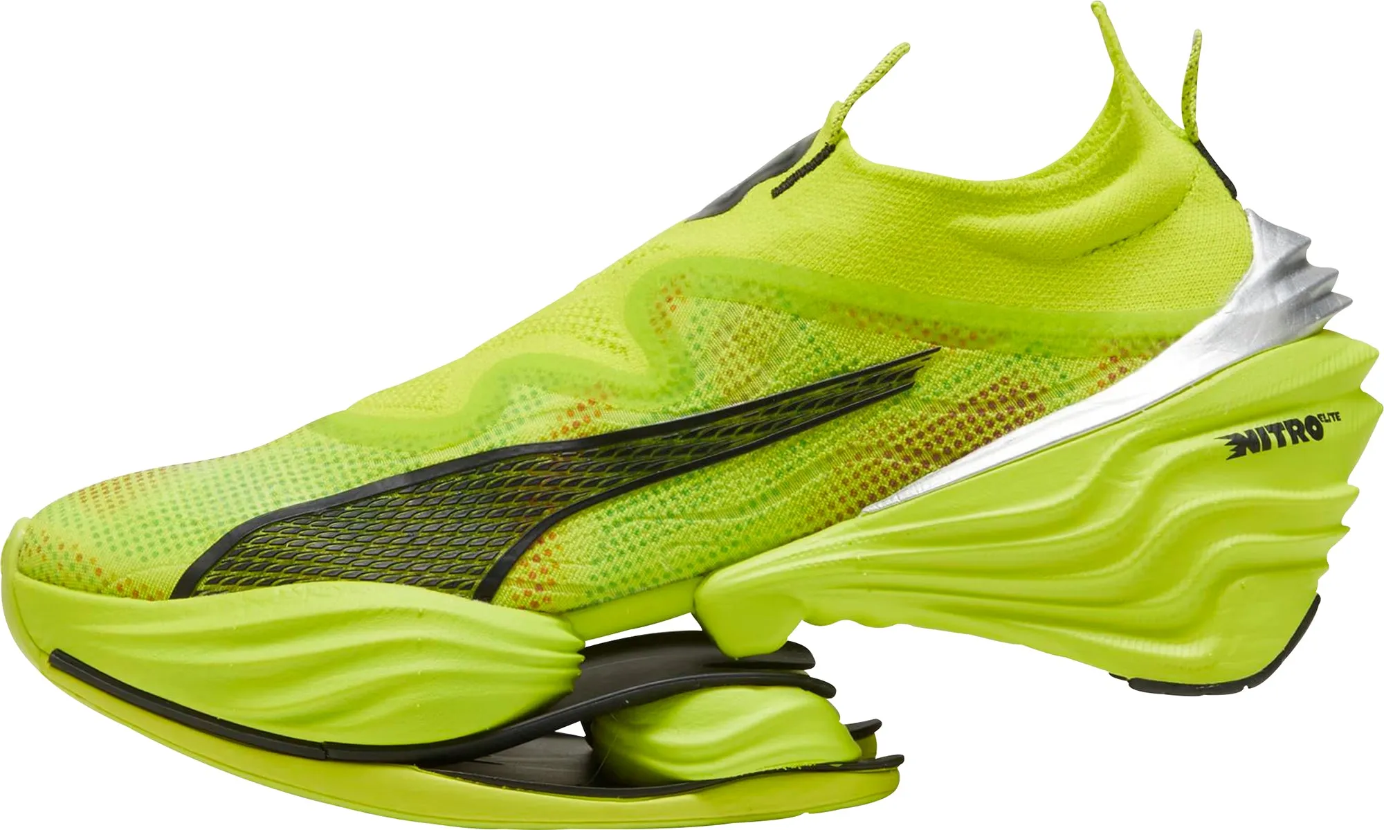 Puma Fast-RB Nitro Elite Mens Running Shoes - Green Cosmic Glow Flexible Fit City Adventure