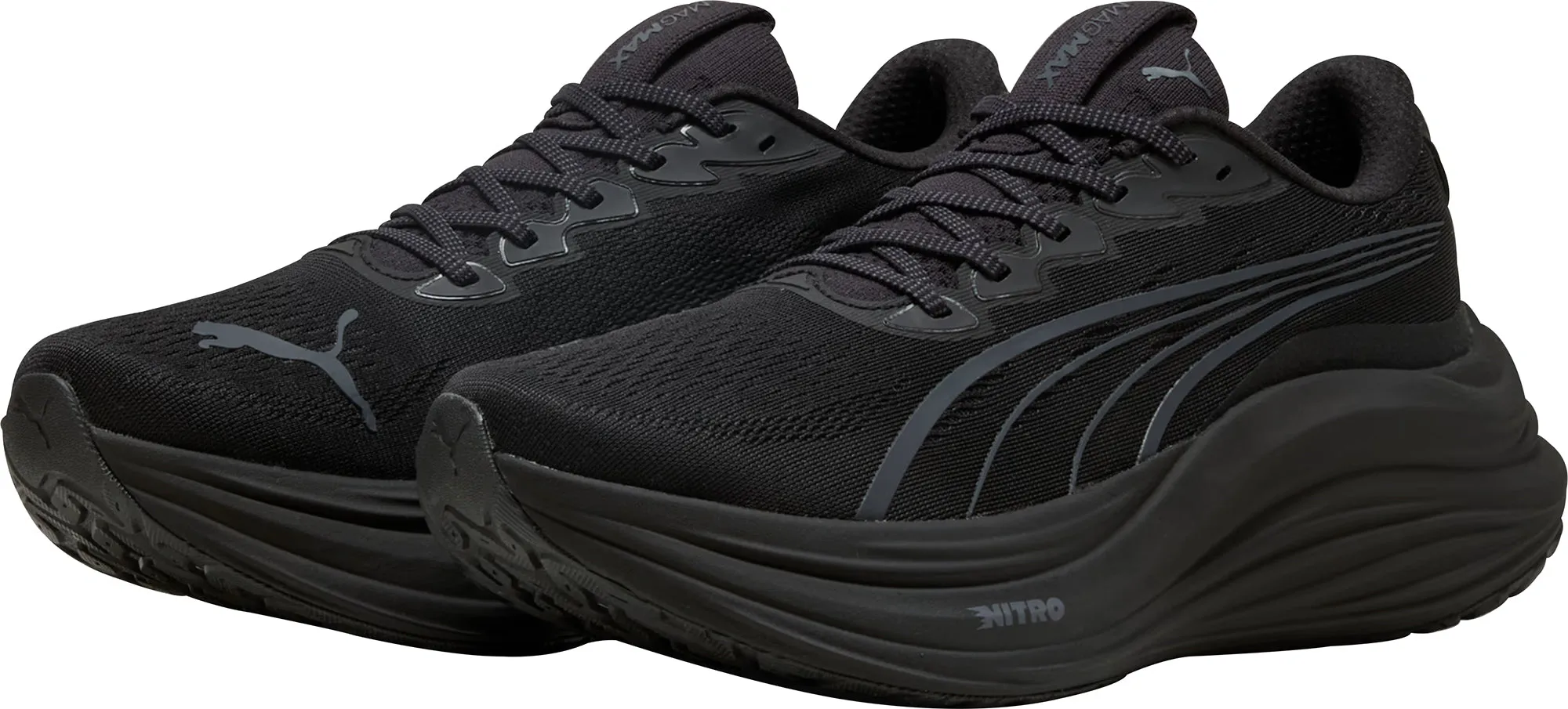 spring fresh King Strong Puma MagMax Nitro Mens Running Shoes - Black