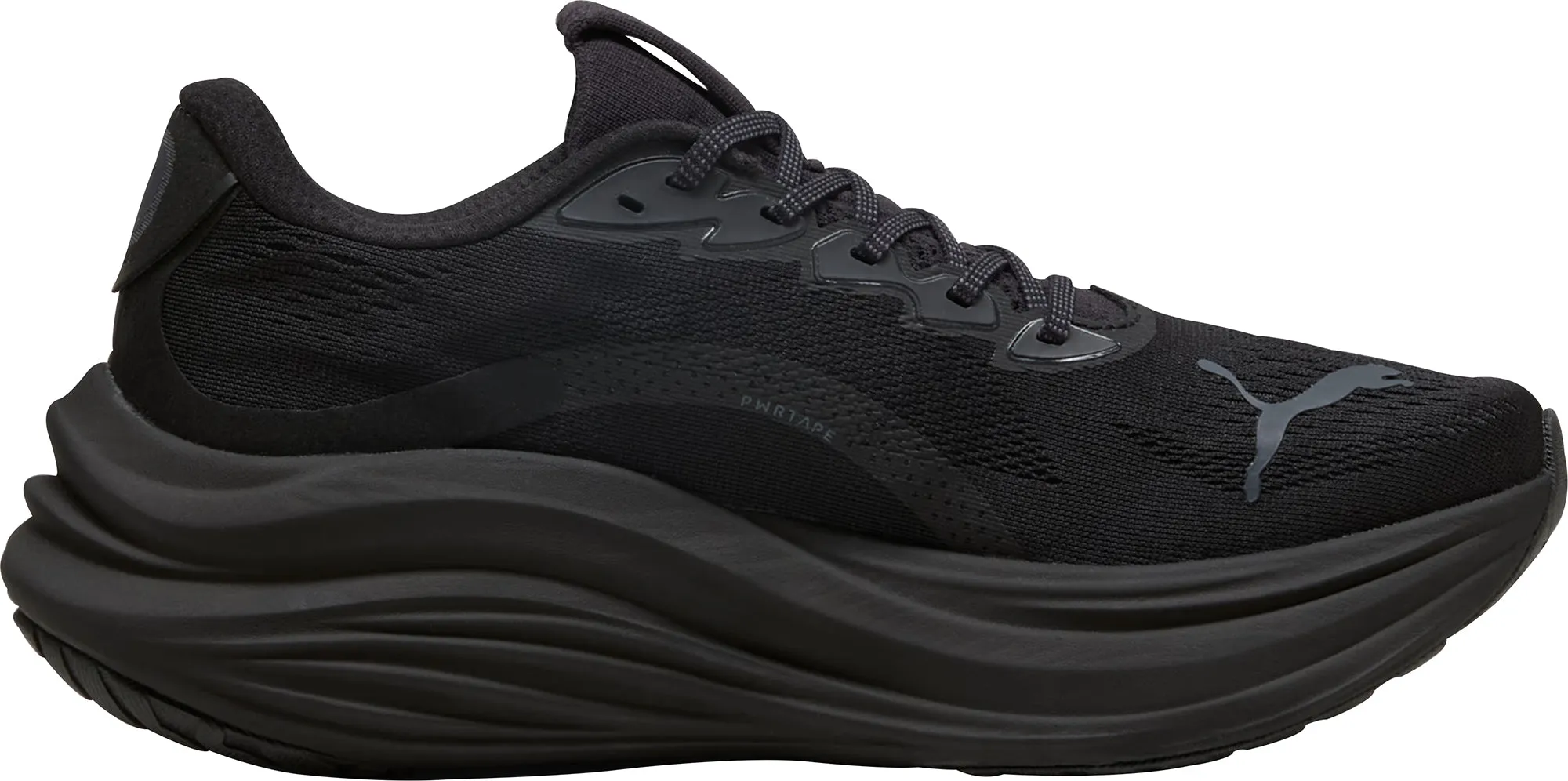 velcro Puma MagMax Nitro Mens Running Shoes - Black