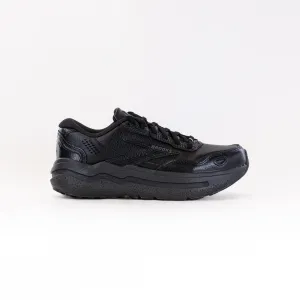 multi - directional traction shoe fit Brooks Ghost Max Leather (Men's) - Black/Black