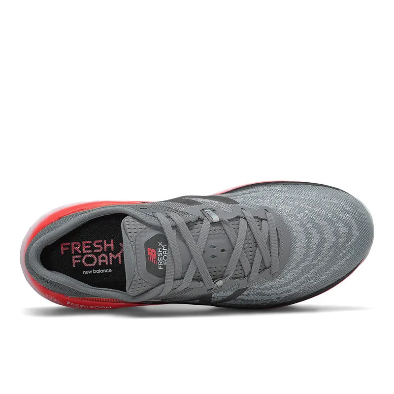 breathable panels Fresh Foam More v2 - Gunmetal with Neo Flame - Men's
