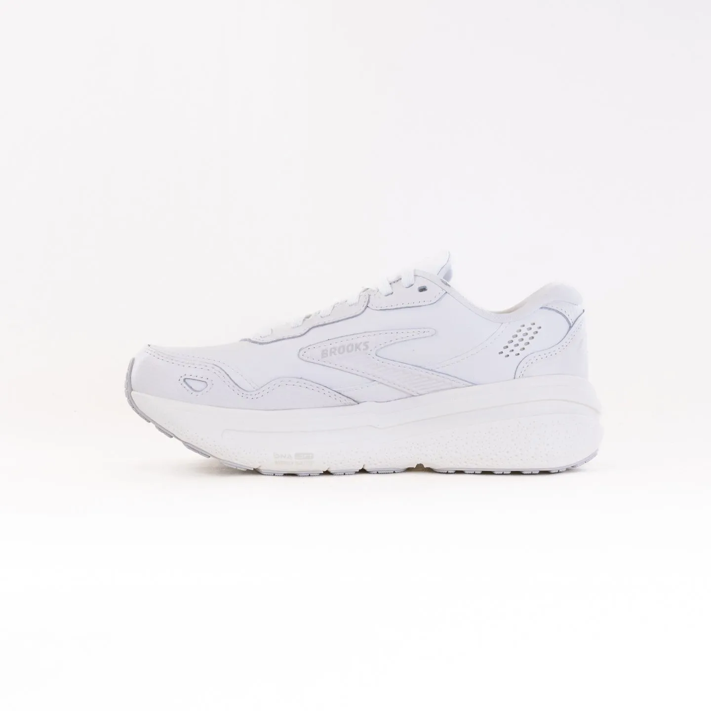 Adventure Outfit Anaerobic exercise Brooks Ghost Max Leather (Men's) - White/White