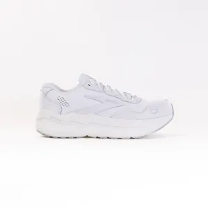 Narrow Toe Box Brooks Ghost Max Leather (Men's) - White/White