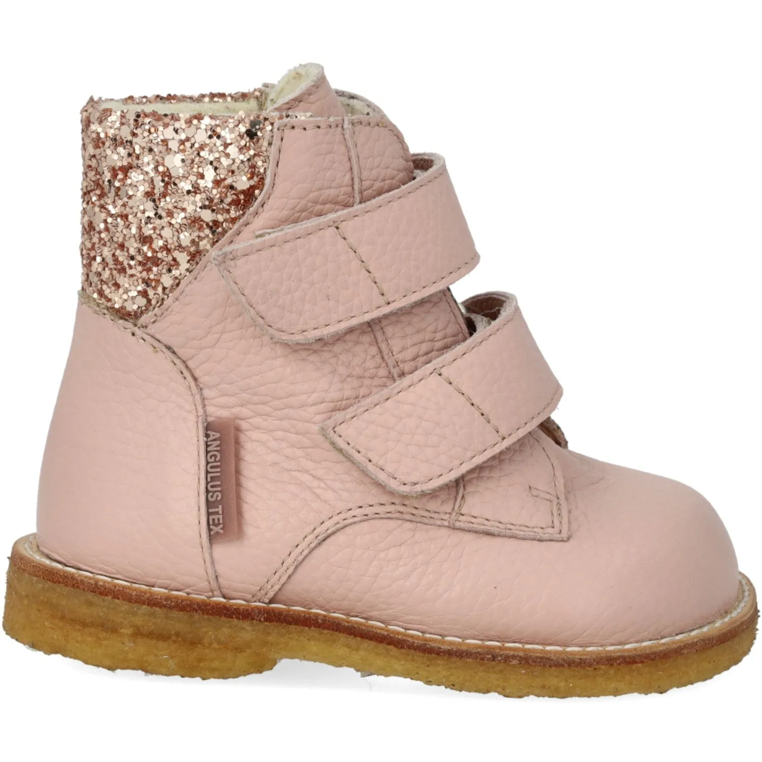 Arctic Hiking Angulus Rosebud/Maple Glitter TEX Glitter Glitter Boot with Velcro Closure