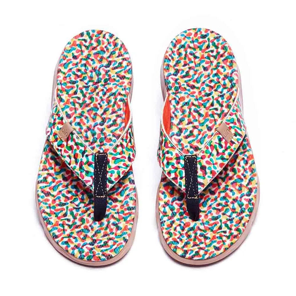 Floating Women Majorca Flip Flops relaxation walk Park Holiday Outfit