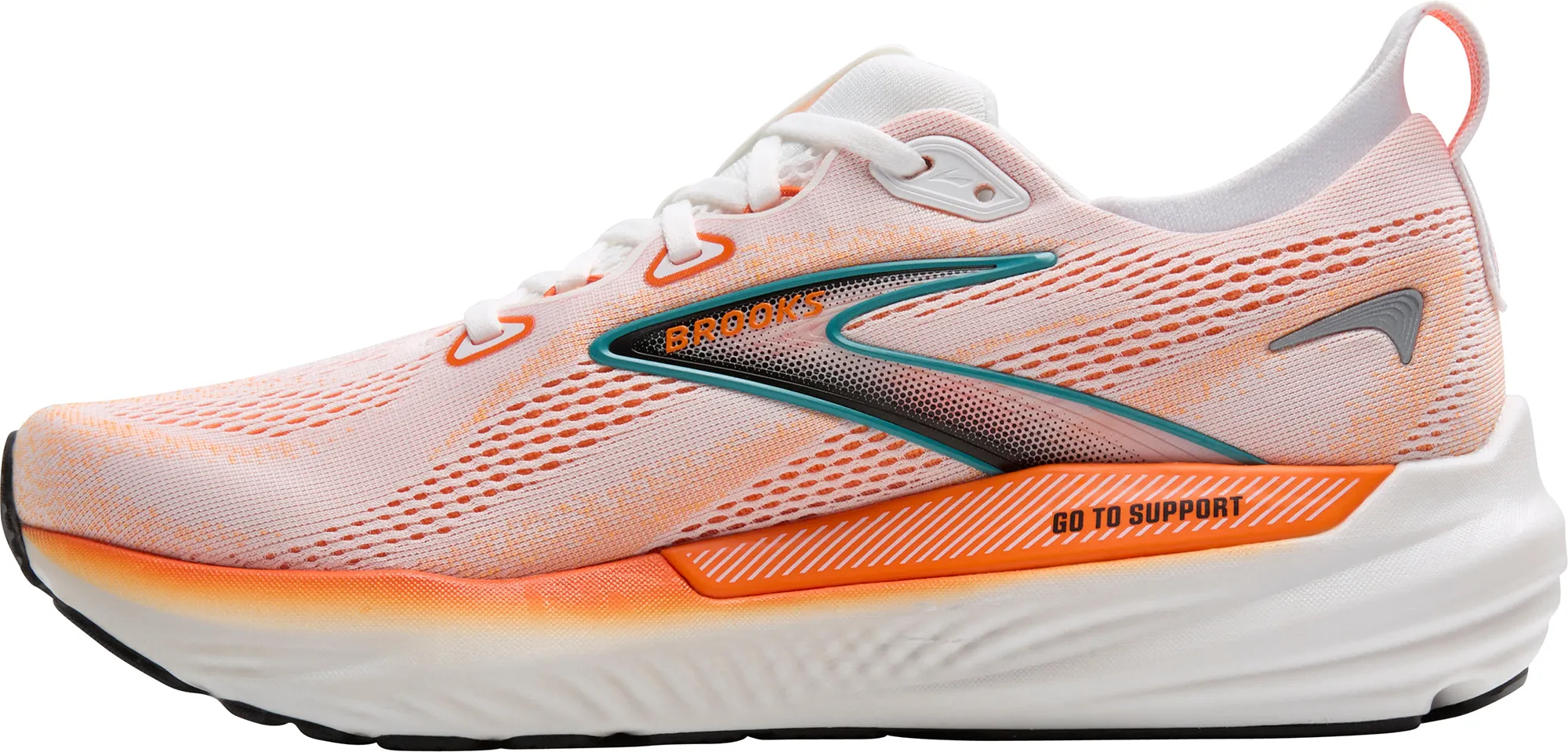 Neutral Base Brooks Glycerin GTS 22 Mens Running Shoes - Orange
