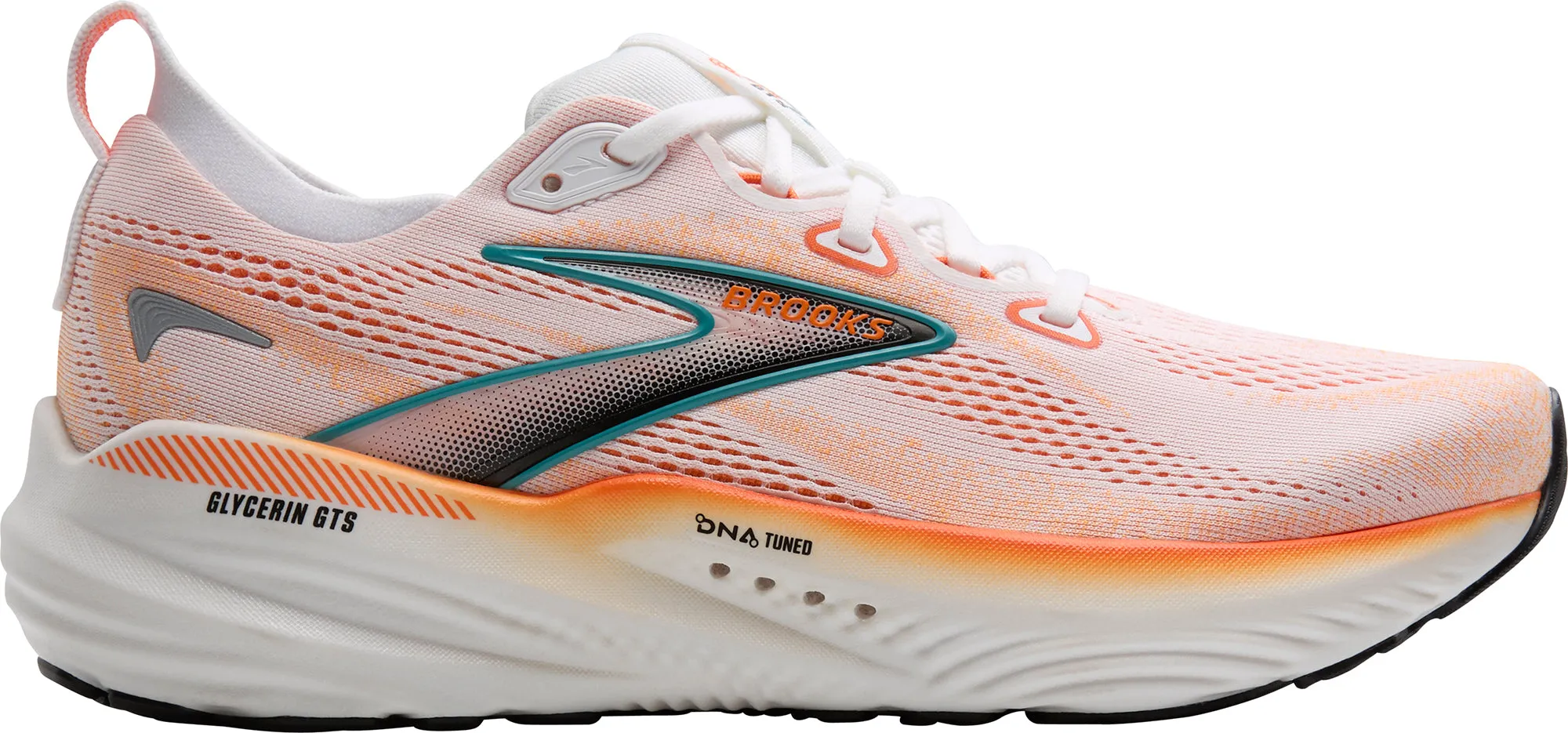 Color Play All Time Brooks Glycerin GTS 22 Mens Running Shoes - Orange