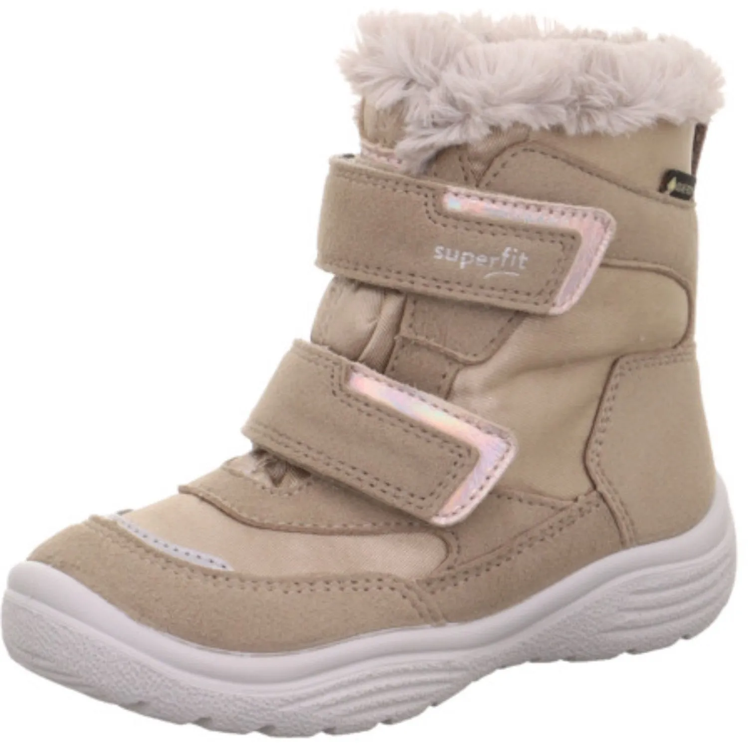 Frosty Terrain Snow Gear Superfit Beige Crystal Boots