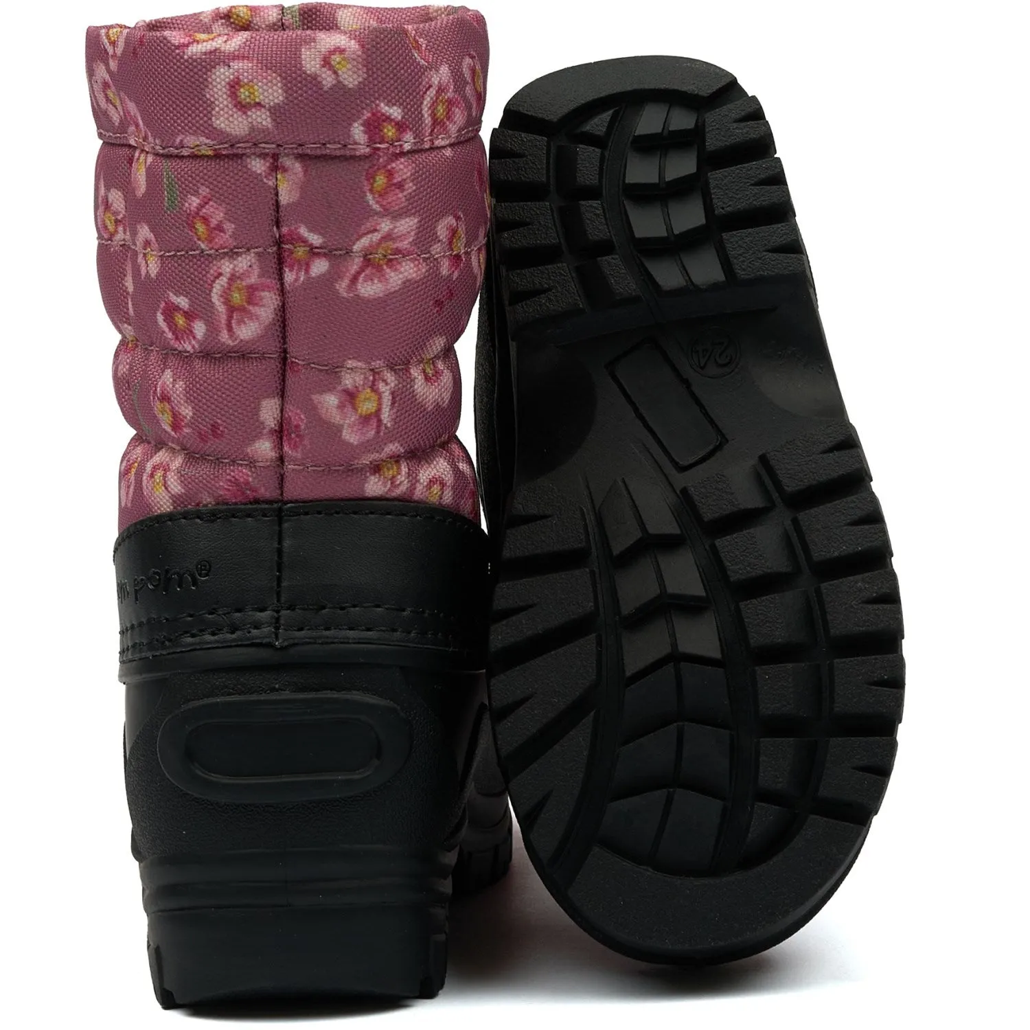 Pom Pom Autumn Anemone AOP PmWill Winter Boot Winter Foot Path Chill Guard