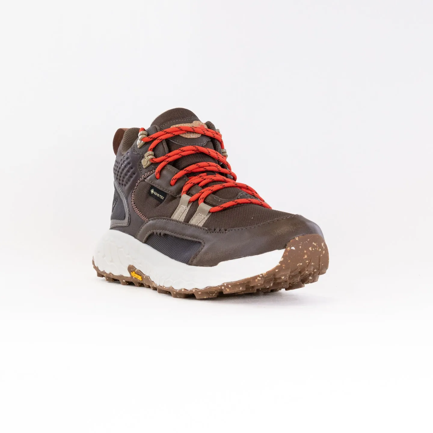 Waterproof Material Bridal Footwear with Style New Balance Fresh Foam X Hierro Mid Gore-Tex (Men's) - Brown/Brown