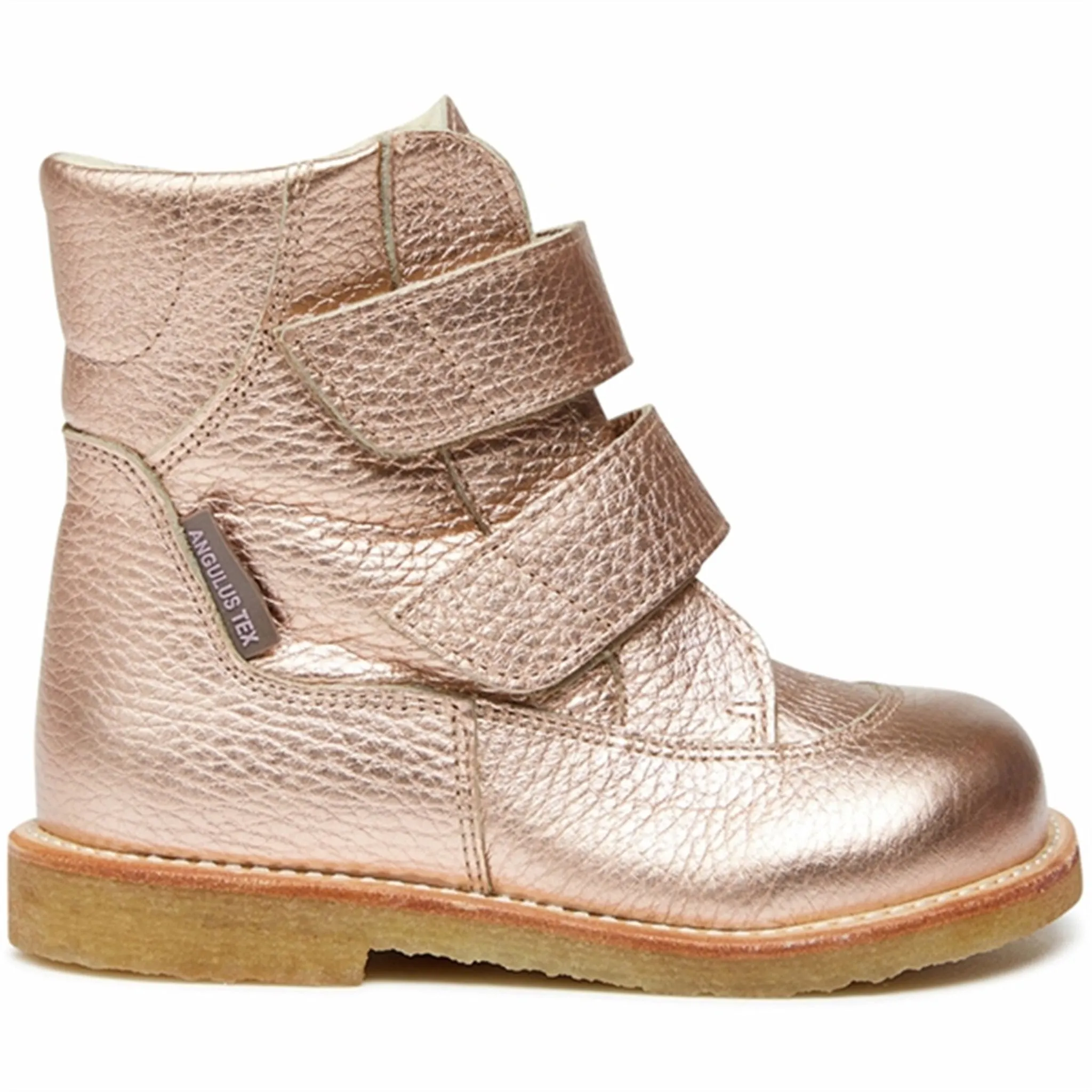 Angulus Tex Boots w Velcro Light Copper Arctic Comfort Snow Adventure Boots