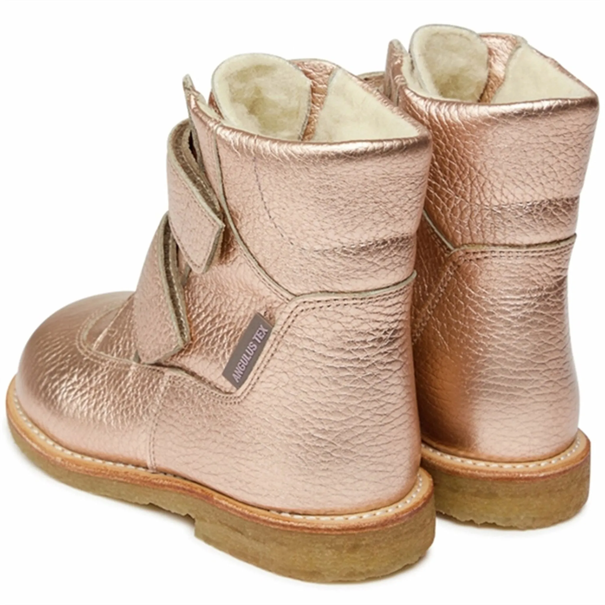 Frostbite Protection Angulus Tex Boots w Velcro Light Copper