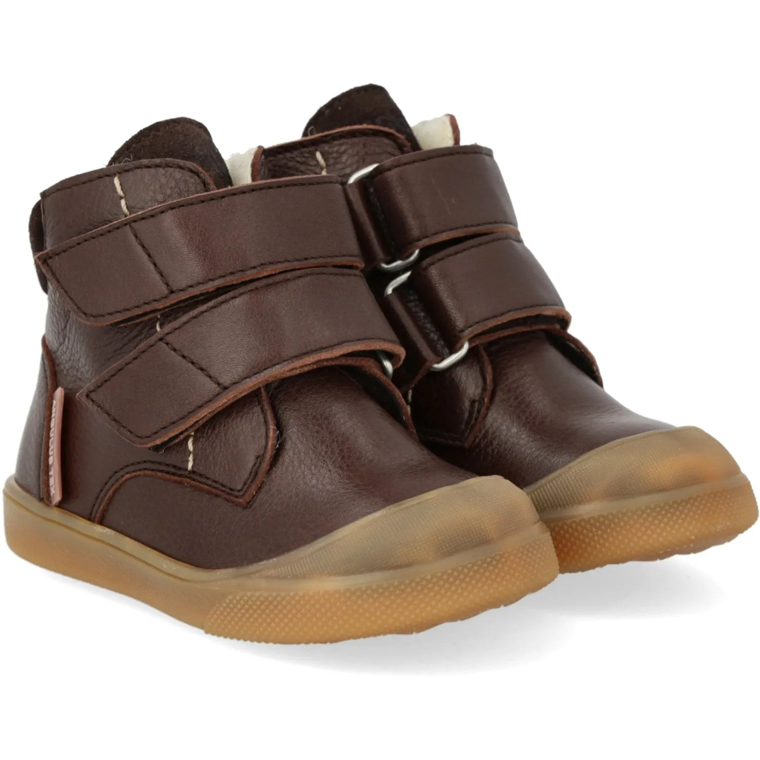 Travel in Snow Cold Snap Footwear Angulus Dark Brown/Dark Brown Child's first TEX Winter Boot